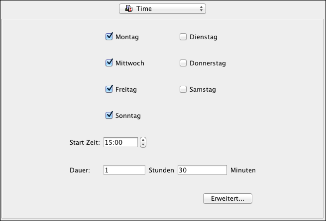 Verbindungstyp <code>Time</code>