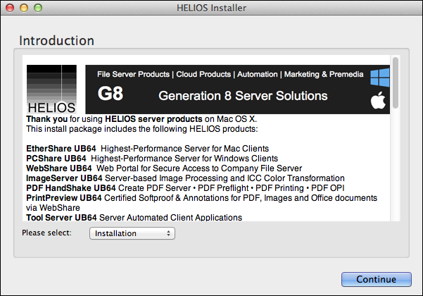 HELIOS Installer – Introduction