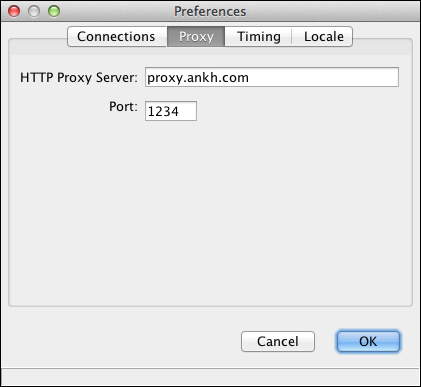 HELIOS Admin local preferences – Proxy