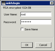 Login dialog