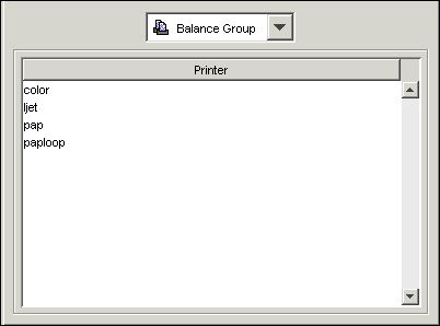 <code>Balance Group</code> printer connection