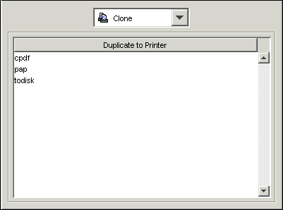 <code>Clone</code> printer connection