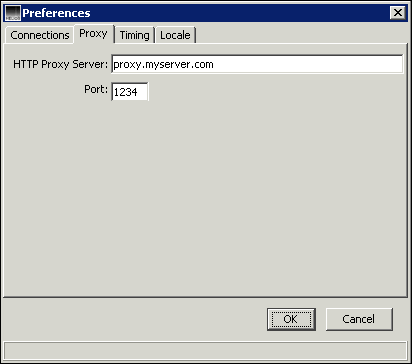 HELIOS Admin local preferences – Proxy