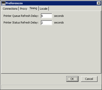 HELIOS Admin local preferences – Timing