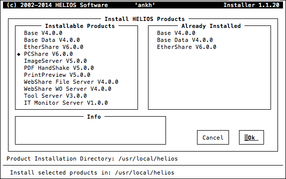 HELIOS Installer – Install HELIOS Products