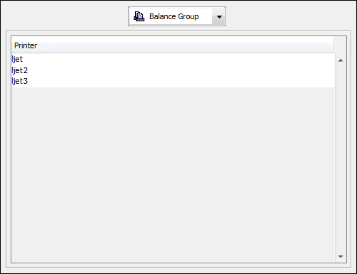 <code>Balance Group</code> printer connection