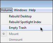 Empty Trash