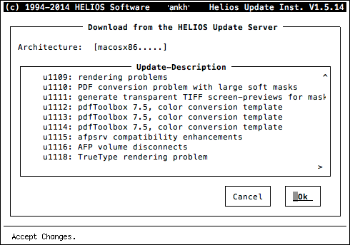 HELIOS Update Installer – Download from the HELIOS Update Server