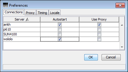 HELIOS Admin local preferences – Connections