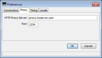 HELIOS Admin local preferences – Proxy