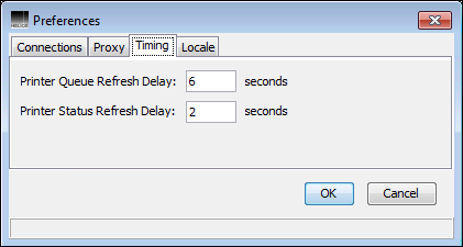 HELIOS Admin local preferences – Timing