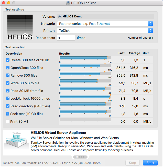 HELIOS „LanTest“