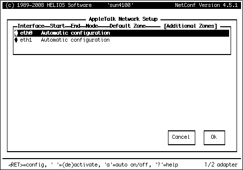 Netzwerk mit zwei Netzwerkadaptern