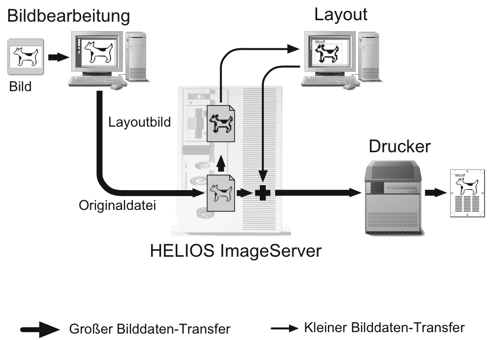 Der Umgang mit Bilddaten unter HELIOS ImageServer