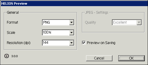 HELIOS Preview: Settings