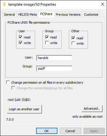 Managing UNIX file/folder permissions