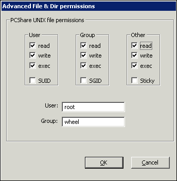 Erweiterte Zugriffsrechte für Dateien/Ordner