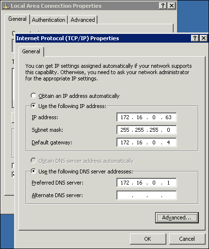 “Internet Protocol (TCP/IP)” window