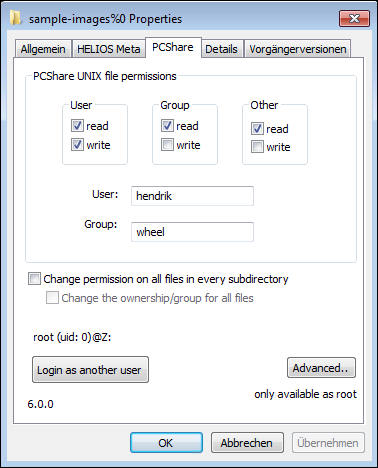 UNIX-Zugriffsrechte für Dateien/Ordner