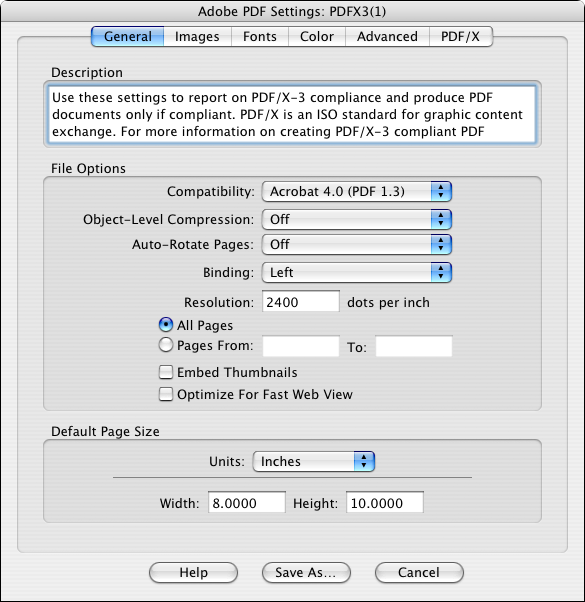 Setting up <code>General</code> settings