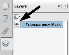 Acrobat “Layers” tab