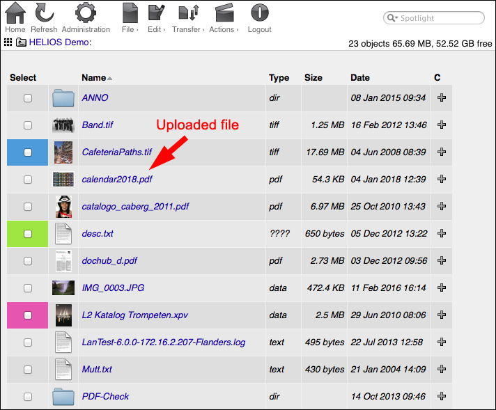 WebShare uploaded file in sharepoint