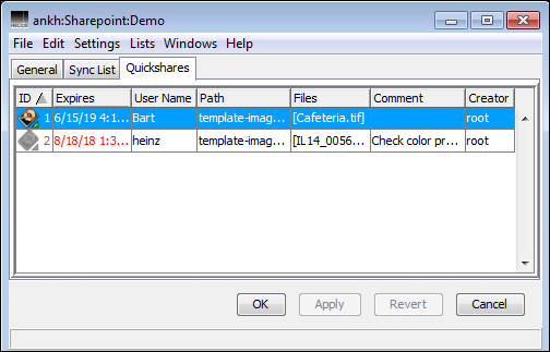 WebShare sharepoint <code>Quickshares</code> tab