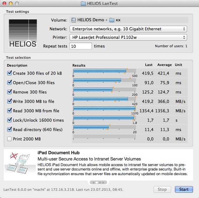 3. Beta testers for new HELIOS LanTest wanted