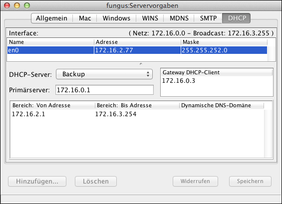 DHCP – DHCP-Backupserver