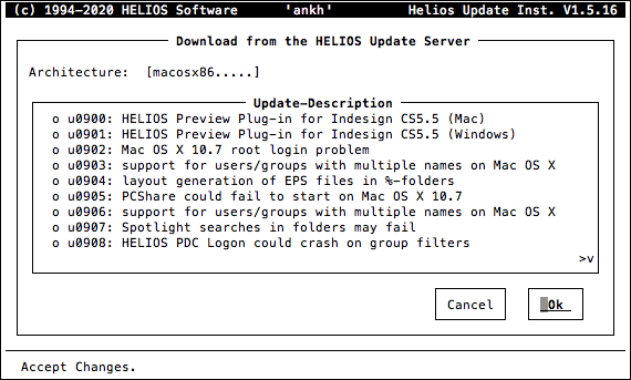 HELIOS Update Installer – Download from the HELIOS Update Server