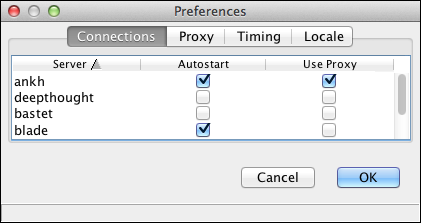 HELIOS Admin local preferences – Connections