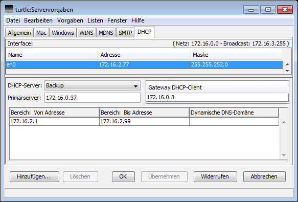 DHCP – DHCP-Backupserver