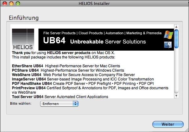 HELIOS Installer – Einführung