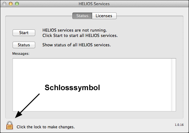 HELIOS Services – Sperre aufheben