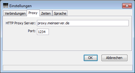 Lokale Einstellungen in HELIOS Admin – Proxy