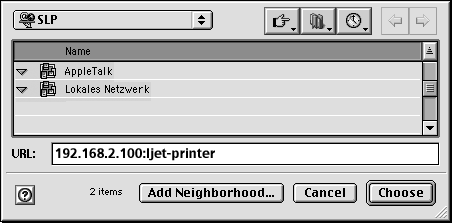 Select printer