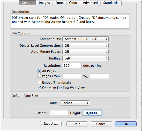 Setting up <code>General</code> settings